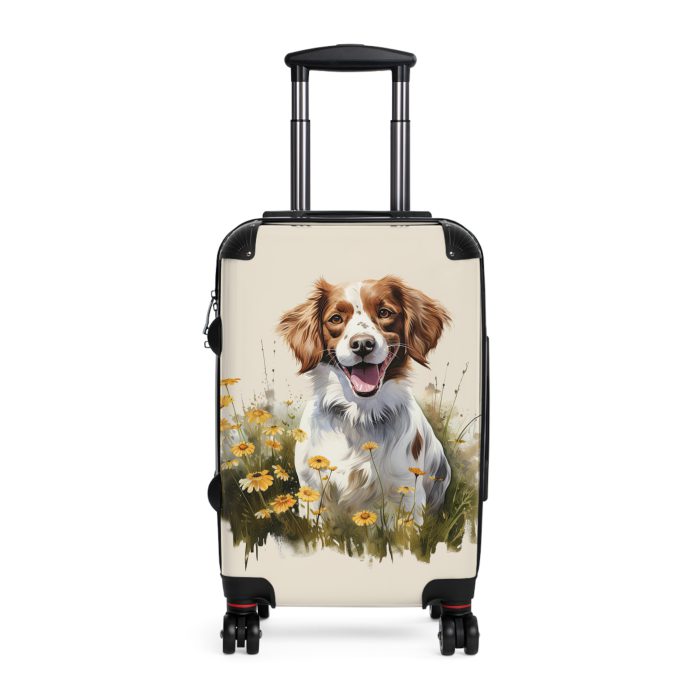 Elegant Brittany suitcase, a durable and charming travel companion. Crafted with Brittany designs, it's the perfect luggage for Brittany enthusiasts on the go.