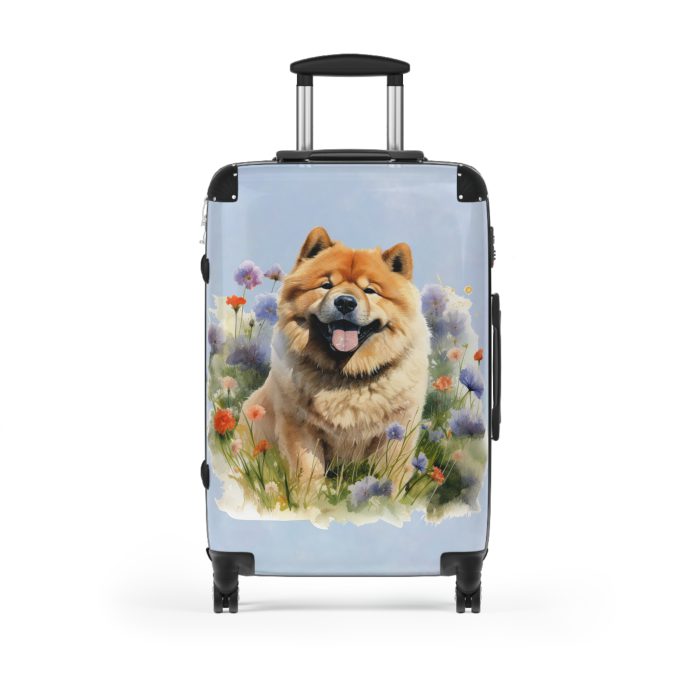 Elegant Chow Chow suitcase, a durable and sophisticated travel companion. Crafted with Chow Chow designs, it's perfect for enthusiasts on the go.