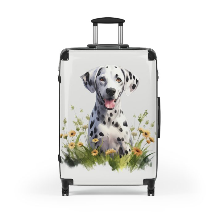 Stylish Dalmatian suitcase, a durable and fashionable travel companion. Crafted with Dalmatian designs, it's perfect for enthusiasts on the go.