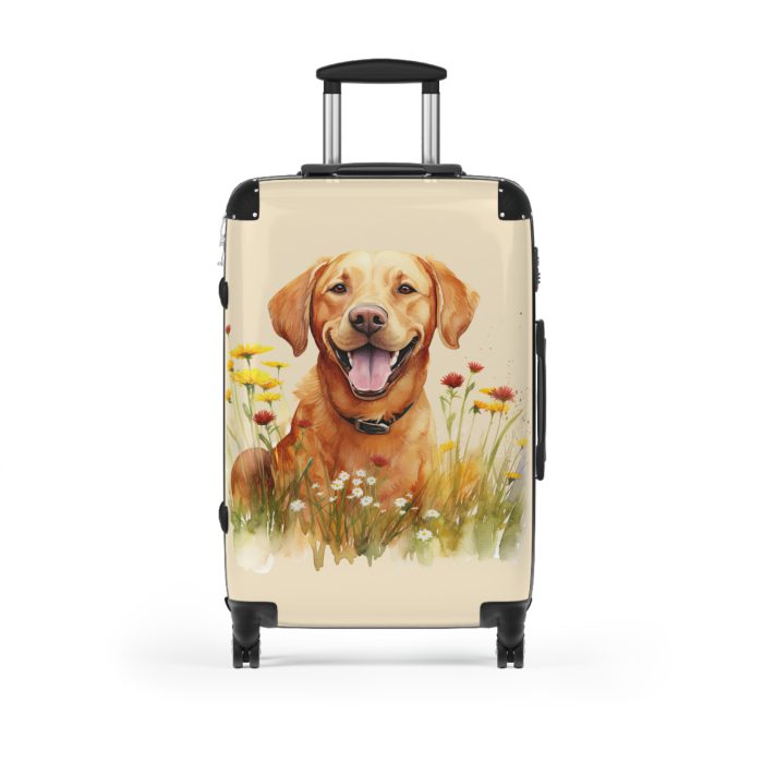 Radiant Fox Red Labrador suitcase, a durable and charming travel companion. Crafted with Fox Red Labrador designs, it's perfect for enthusiasts on the go.