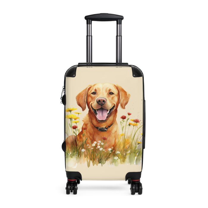 Radiant Fox Red Labrador suitcase, a durable and charming travel companion. Crafted with Fox Red Labrador designs, it's perfect for enthusiasts on the go.