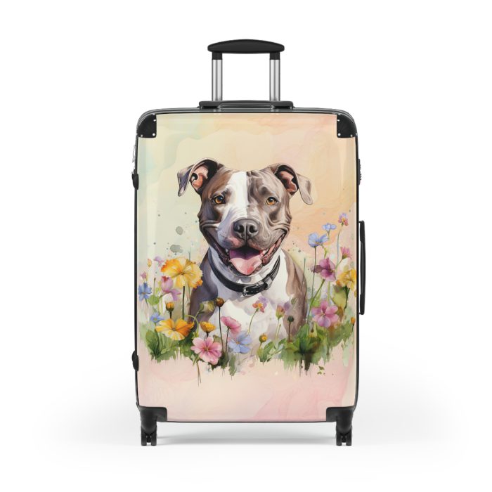 Powerful Pitbull suitcase, a durable and graceful travel companion. Crafted with Pitbull designs, it's perfect for enthusiasts on the go.