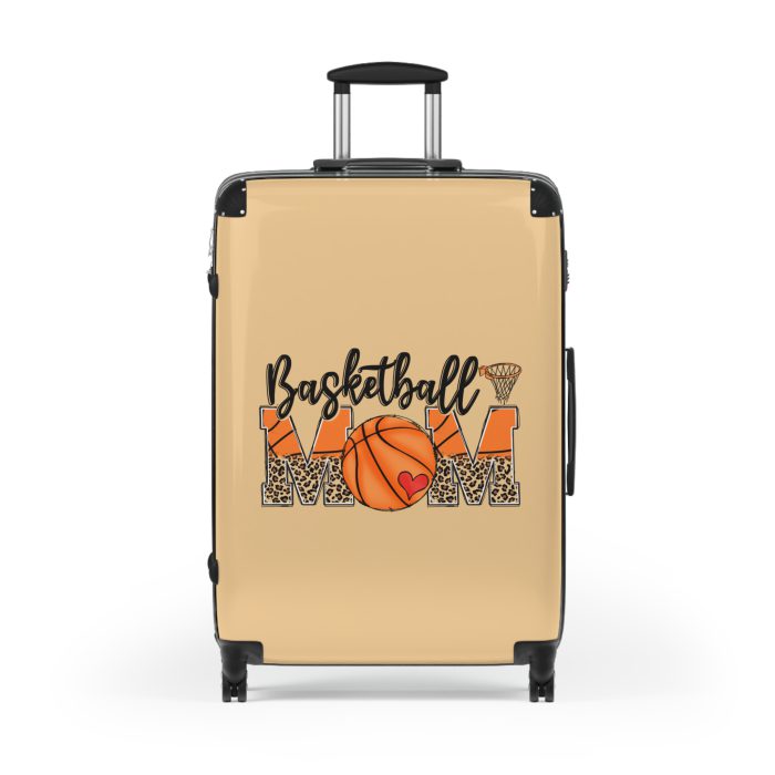 Sporty Basketball Mom suitcase, a durable and athletic travel companion. Crafted with basketball mom designs, it's perfect for enthusiasts on the go.