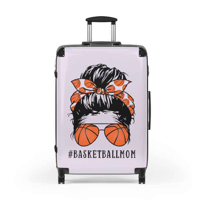 Basketball Mom Suitcase - Your ultimate travel companion, designed for moms who bring the cheers from the stands to the court.