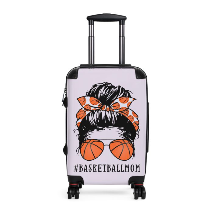 Basketball Mom Suitcase - Your ultimate travel companion, designed for moms who bring the cheers from the stands to the court.