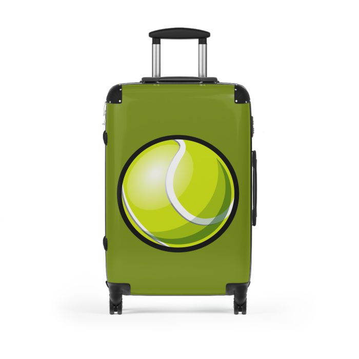 Tennis Suitcase - A luggage adorned with a sporty tennis-themed design, perfect for travelers who want to travel in style with their favorite sport.