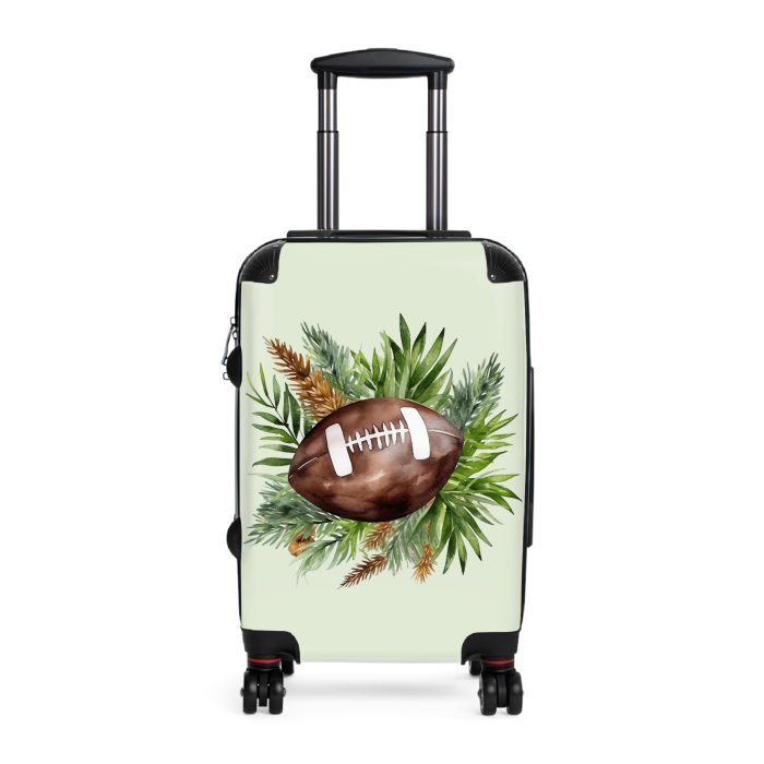 Tropical Football suitcase, a durable and stylish travel companion. Crafted with football designs, it's perfect for enthusiasts on the go.