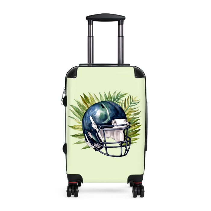 Sports Helmet suitcase, a durable and stylish travel companion. Crafted with helmet designs, it's perfect for sports enthusiasts on the go.