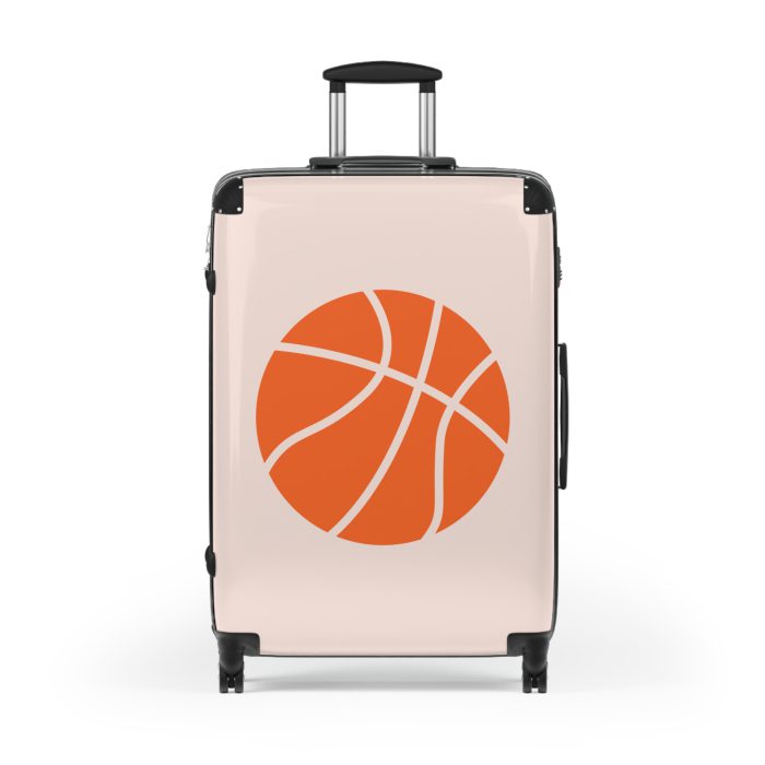 Basketball Suitcase - Durable, personalized luggage with a basketball-themed design, ideal for sports lovers who travel in style.