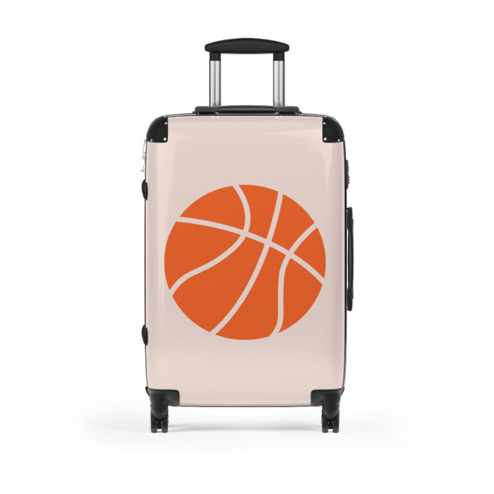 Basketball Suitcase - Durable, personalized luggage with a basketball-themed design, ideal for sports lovers who travel in style.