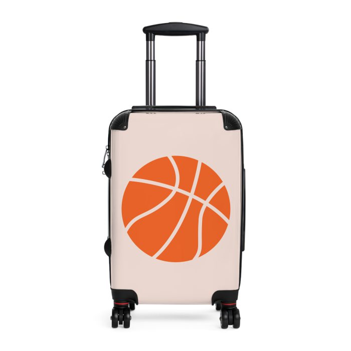 Basketball Suitcase - Durable, personalized luggage with a basketball-themed design, ideal for sports lovers who travel in style.