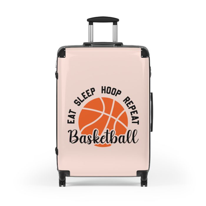 Basketball Suitcase - Durable, personalized luggage with a basketball-themed design, ideal for sports lovers who travel in style.