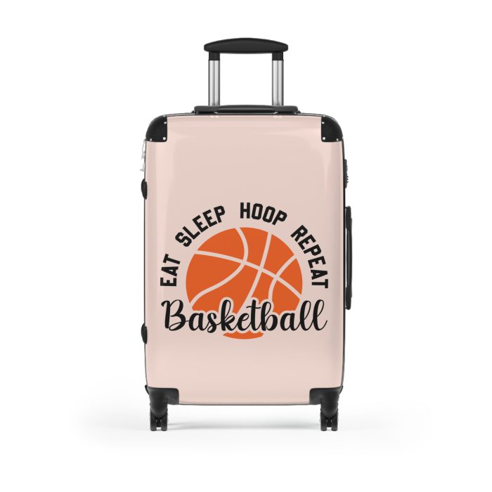 Basketball Suitcase - Durable, personalized luggage with a basketball-themed design, ideal for sports lovers who travel in style.