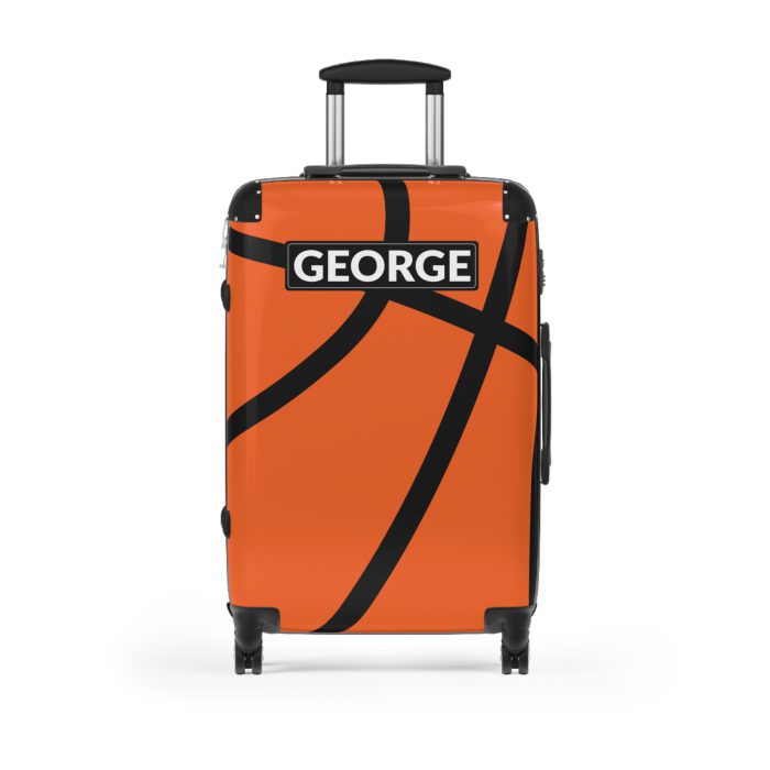 Custom Basketball Suitcase - Durable, personalized luggage with a custom basketball-themed design, ideal for sports lovers who travel in style.