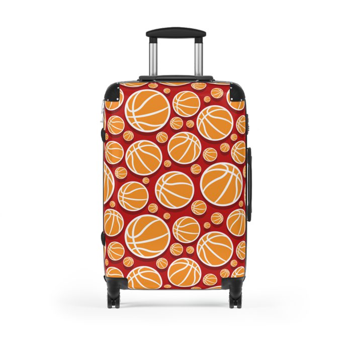 Basketball Suitcase - Durable, personalized luggage with a basketball-themed design, ideal for sports lovers who travel in style.