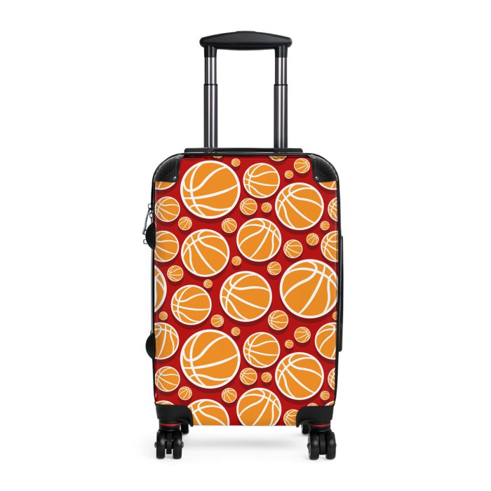 Basketball Suitcase - Durable, personalized luggage with a basketball-themed design, ideal for sports lovers who travel in style.