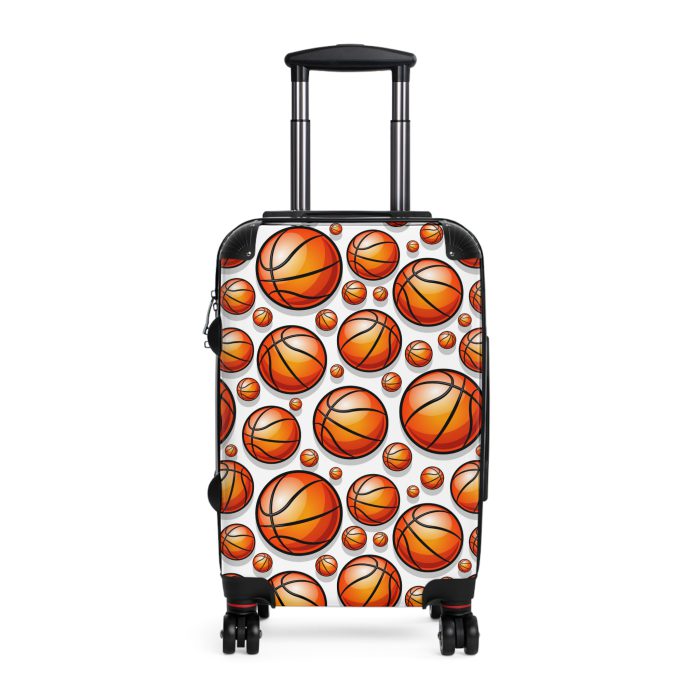 Basketball Suitcase - Durable, personalized luggage with a basketball-themed design, ideal for sports lovers who travel in style.