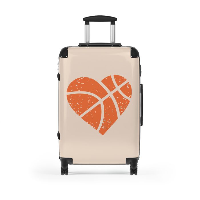 Basketball Suitcase - Durable, personalized luggage with a basketball-themed design, ideal for sports lovers who travel in style.