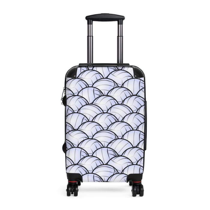 Volleyball Suitcase - A luggage adorned with a sporty volleyball-themed design, perfect for travelers who want to travel in style with their favorite sport.