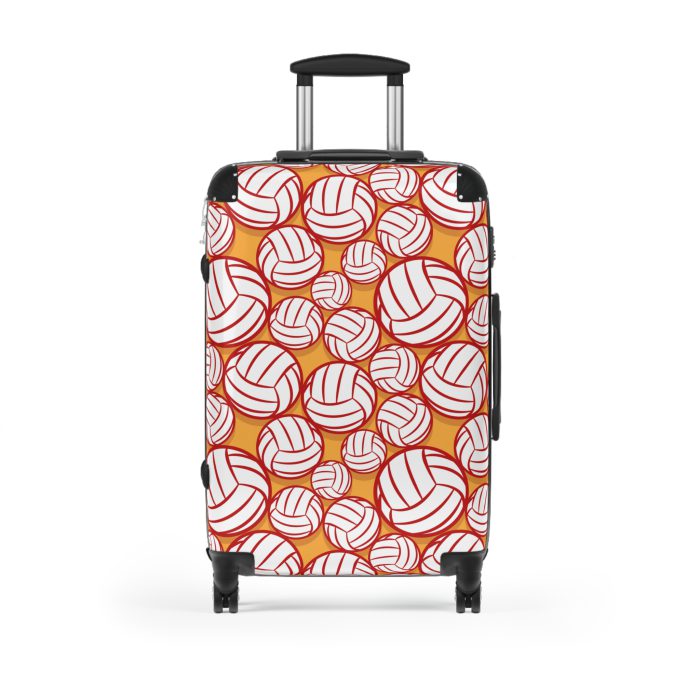 Volleyball Suitcase - A luggage adorned with a sporty volleyball-themed design, perfect for travelers who want to travel in style with their favorite sport.