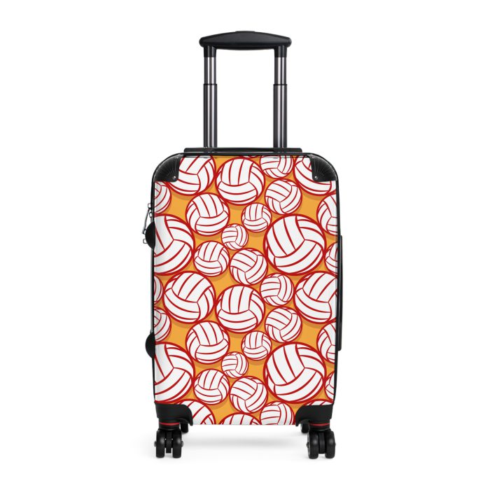 Volleyball Suitcase - A luggage adorned with a sporty volleyball-themed design, perfect for travelers who want to travel in style with their favorite sport.