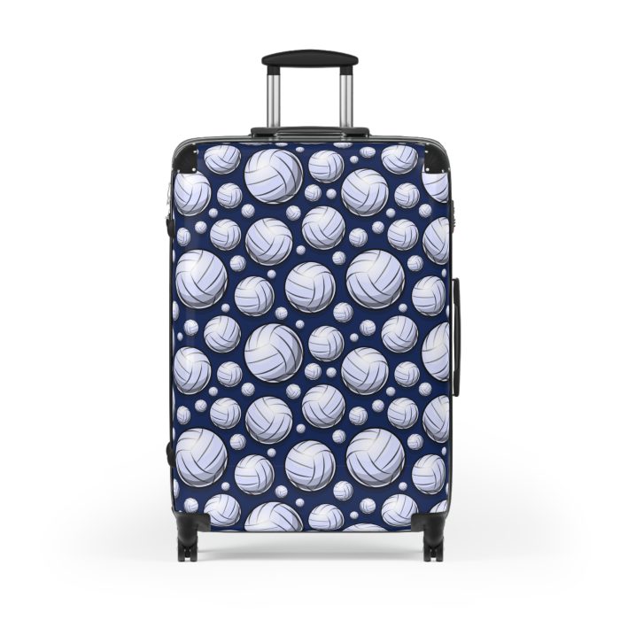 Volleyball Suitcase - A luggage adorned with a sporty volleyball-themed design, perfect for travelers who want to travel in style with their favorite sport.