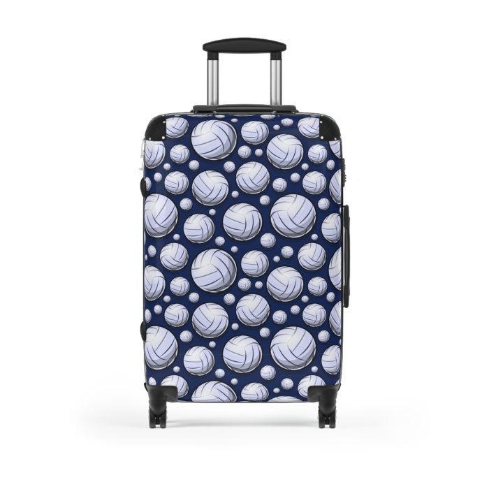 Volleyball Suitcase - A luggage adorned with a sporty volleyball-themed design, perfect for travelers who want to travel in style with their favorite sport.