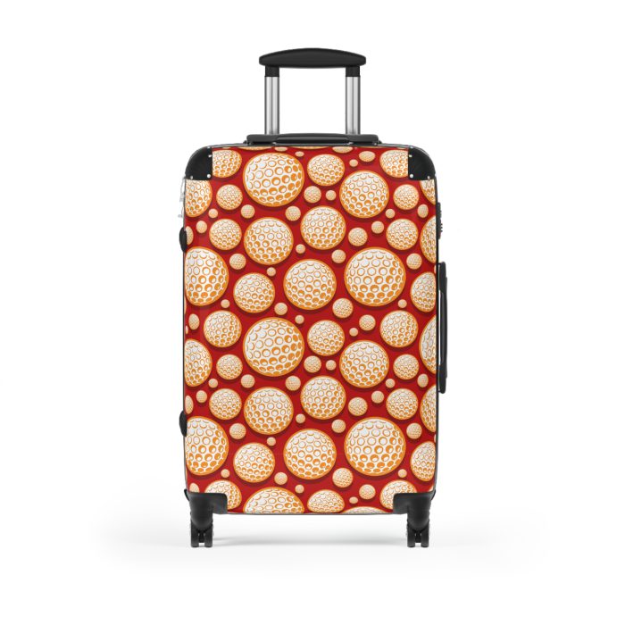 Golf Ball Suitcase - A stylish and sporty travel companion for golf enthusiasts who want to swing into their journeys.