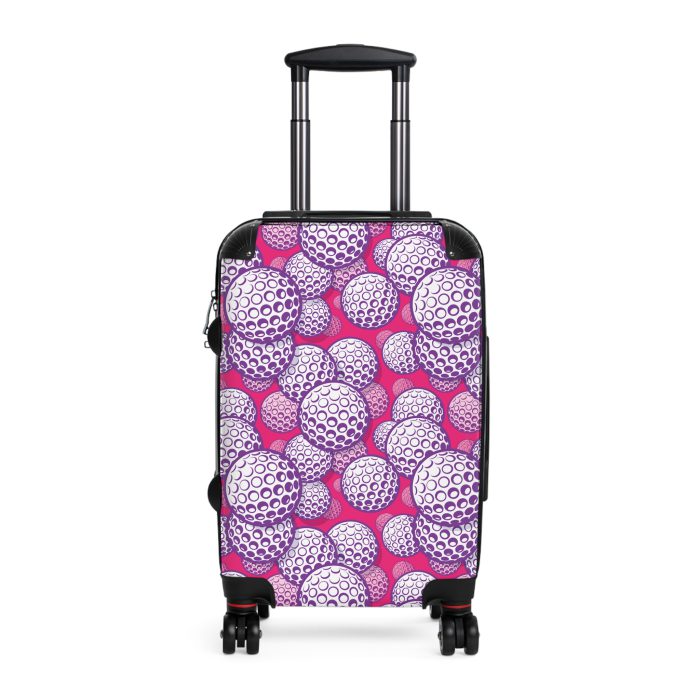 Golf Ball Suitcase - A stylish and sporty travel companion for golf enthusiasts who want to swing into their journeys.