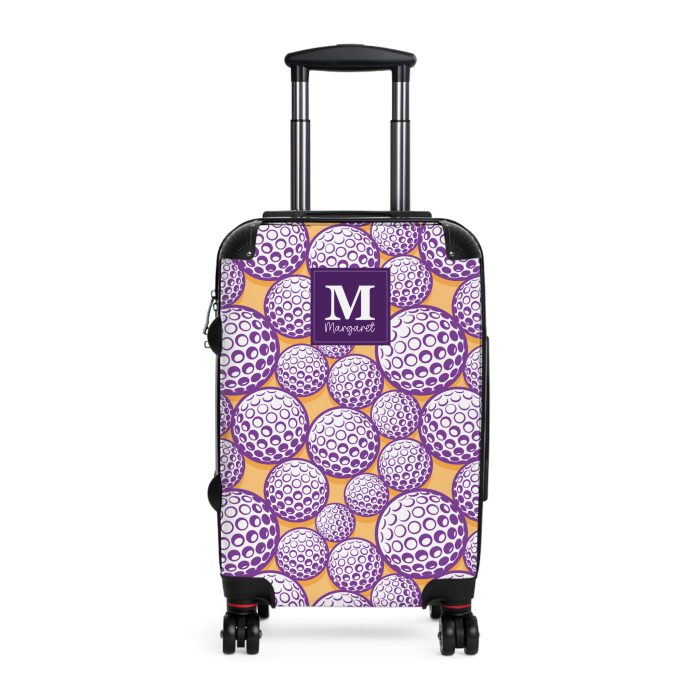 Custom Golf Ball Suitcase - Personalized for golf enthusiasts, combining style and functionality for a unique travel experience.