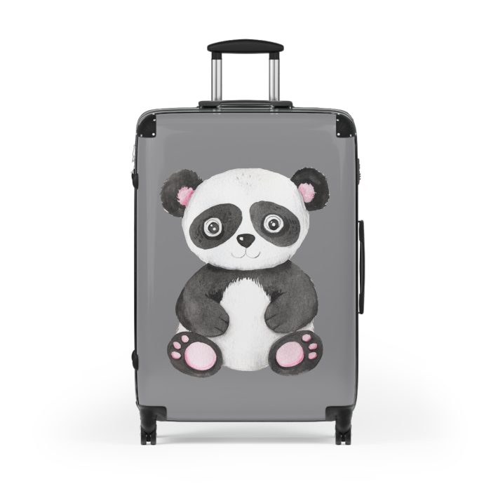 Cute Baby Panda Suitcase - Travel in adorable style with this delightful companion, featuring charming baby panda motifs for cute adventures.