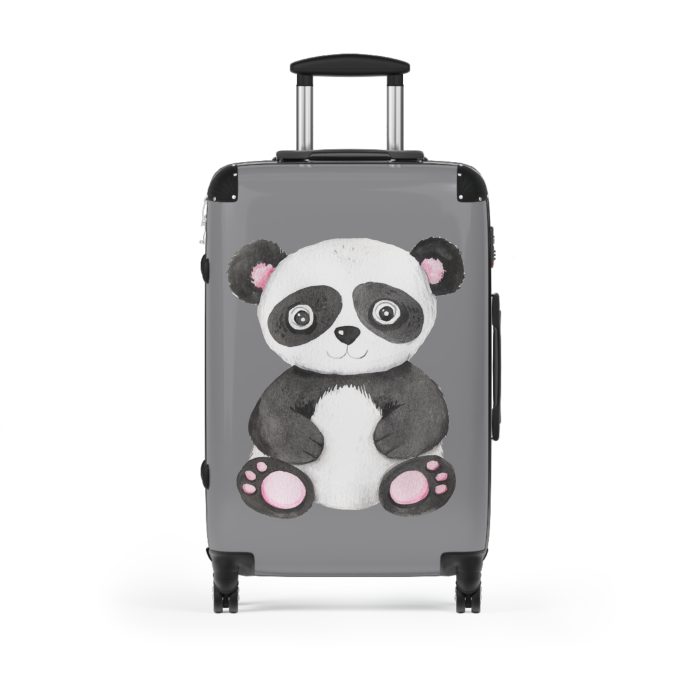 Cute Baby Panda Suitcase - Travel in adorable style with this delightful companion, featuring charming baby panda motifs for cute adventures.