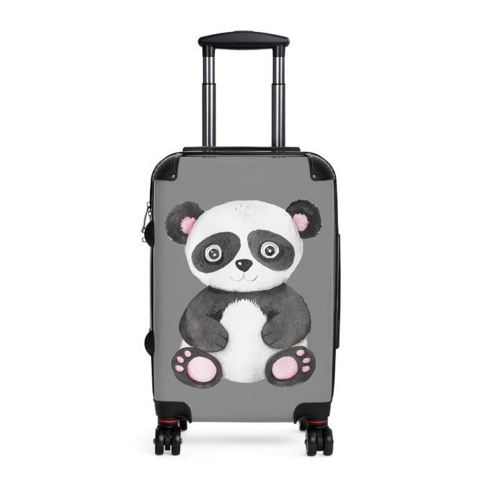 Cute Baby Panda Suitcase - Travel in adorable style with this delightful companion, featuring charming baby panda motifs for cute adventures.