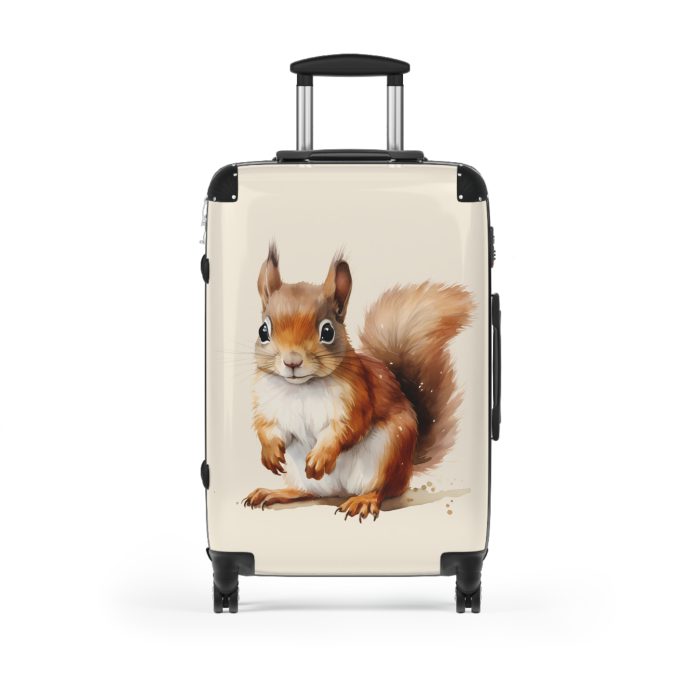 Squirrel Suitcase - A cute animal luggage with an adorable squirrel design, ideal for nature lovers who want to travel with whimsy.