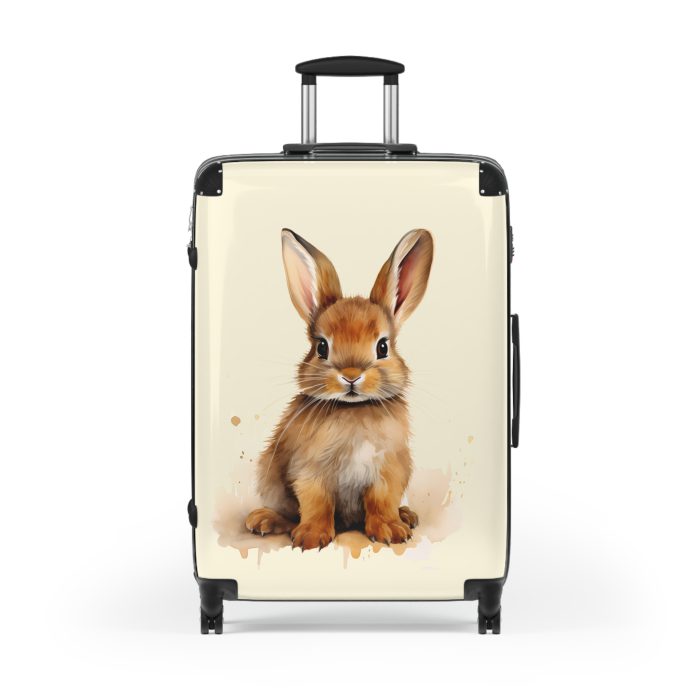 Cute Rabbit Suitcase - Adorable animal luggage with a charming rabbit design, ideal for animal lovers who want to travel with style.