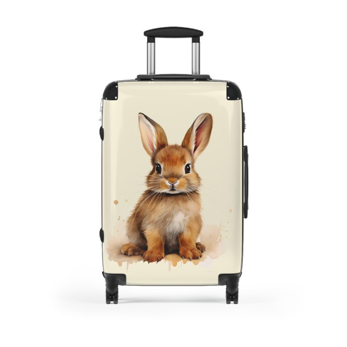 Cute Rabbit Suitcase - Adorable animal luggage with a charming rabbit design, ideal for animal lovers who want to travel with style.