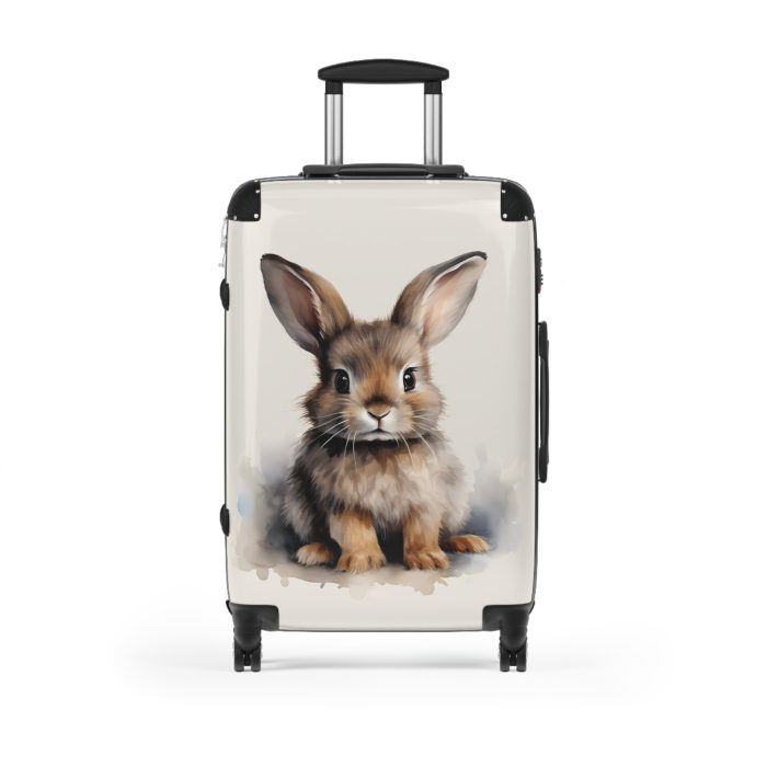 Cute Rabbit Suitcase - Adorable animal luggage with a charming rabbit design, ideal for animal lovers who want to travel with style.