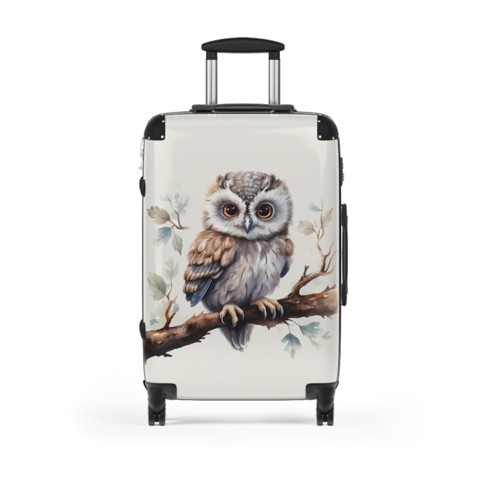 Owl Suitcase - A cute animal luggage with an adorable owl design, ideal for animal lovers who want to travel with whimsy.