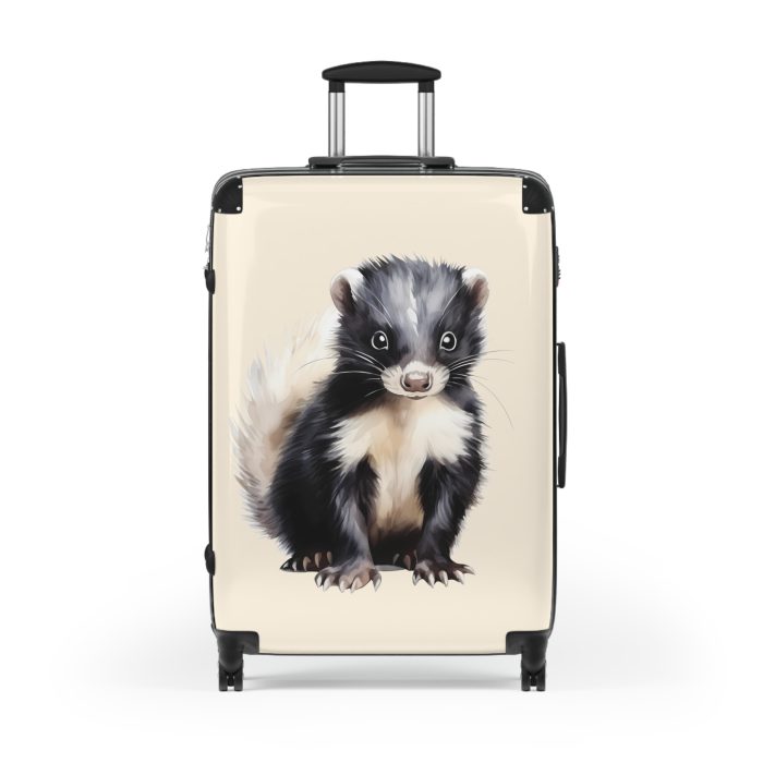 Baby Skunk Suitcase - An adorable kids' luggage featuring a cute baby skunk design, perfect for making travel fun and memorable for your child.Baby Skunk Suitcase - An adorable kids' luggage featuring a cute baby skunk design, perfect for making travel fun and memorable for your child.