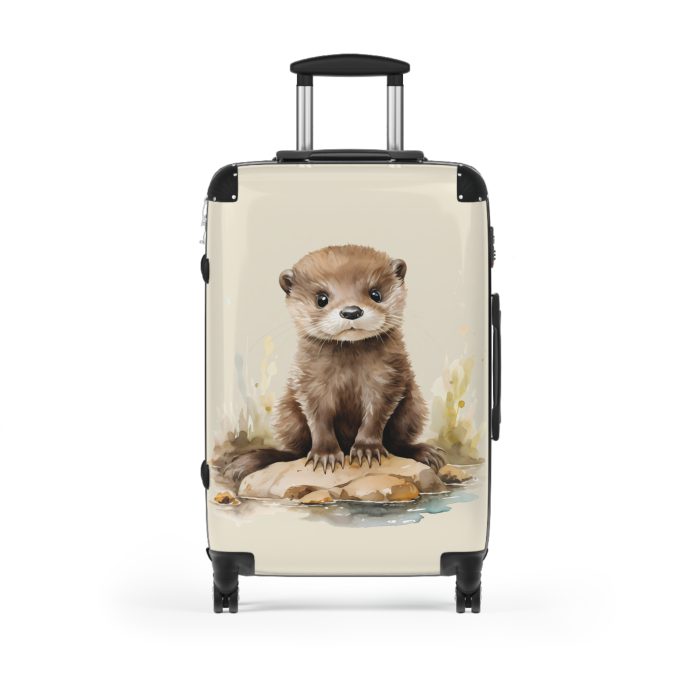 Baby Otter Suitcase - A fun and functional kids' luggage featuring an adorable baby otter design, perfect for making travel adorable and enjoyable for your child.