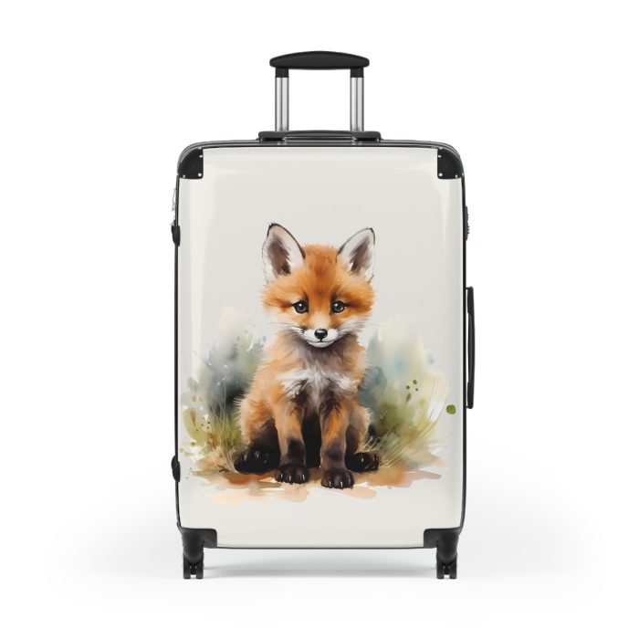 Baby Fox Suitcase - An adorable kids' luggage featuring a cute baby fox design, perfect for making travel fun and memorable for your child.