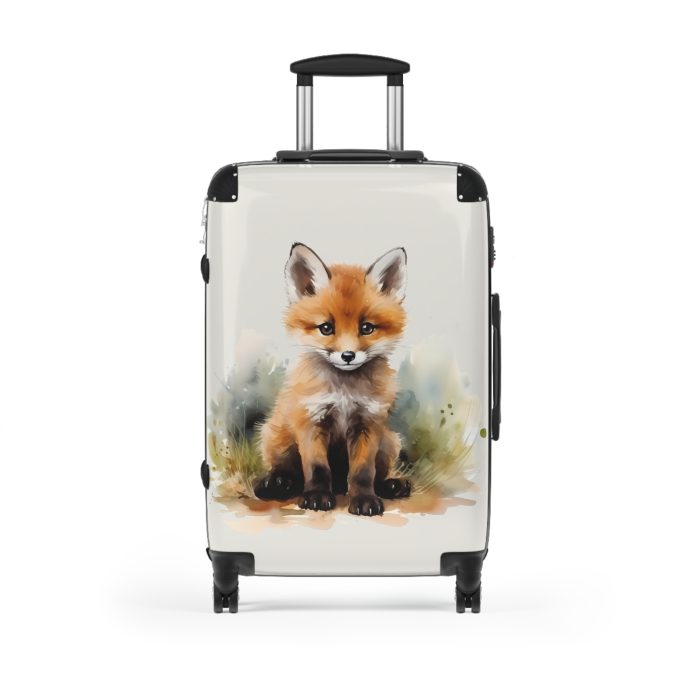 Baby Fox Suitcase - An adorable kids' luggage featuring a cute baby fox design, perfect for making travel fun and memorable for your child.