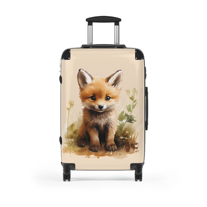 Baby Fox Suitcase - An adorable kids' luggage featuring a cute baby fox design, perfect for making travel fun and memorable for your child.