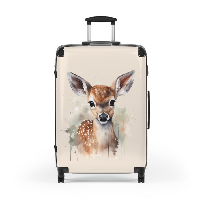 Baby Deer Suitcase - A fun and functional kids' luggage featuring an adorable baby deer design, perfect for making travel cute and enjoyable for your child.