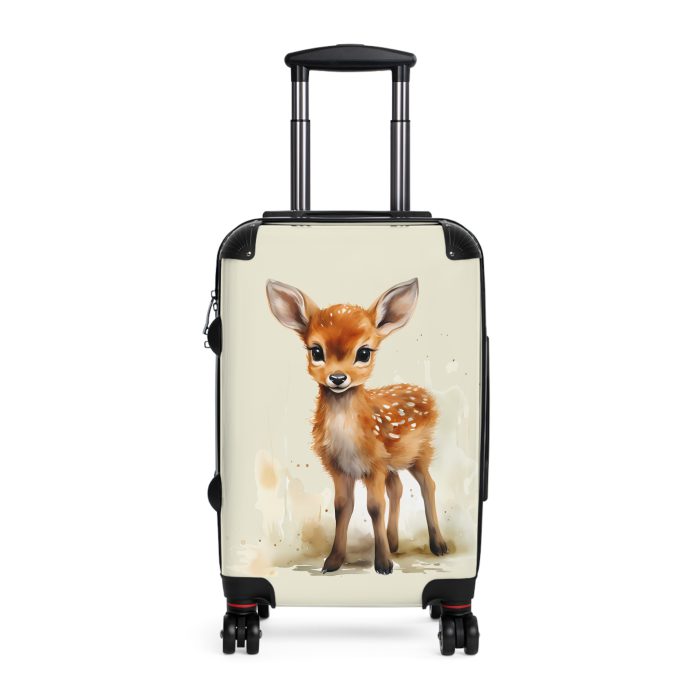 Baby Deer Suitcase - A fun and functional kids' luggage featuring an adorable baby deer design, perfect for making travel cute and enjoyable for your child.