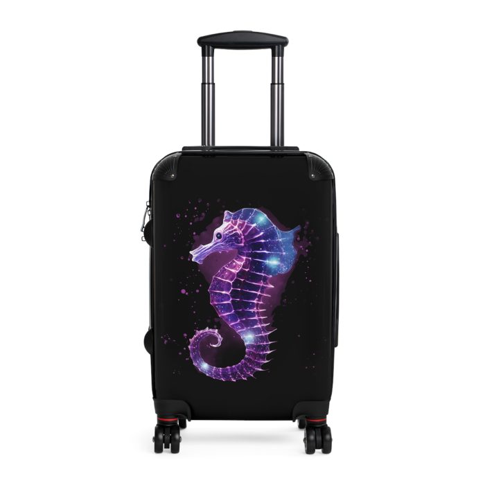 Seahorse Suitcase - A stylish and durable travel companion, embodying marine charm for a magical journey.