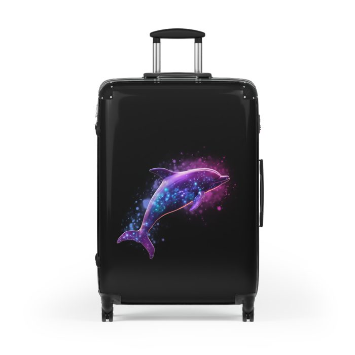 Dolphins Suitcase - A sleek and durable travel companion, blending style and functionality for a delightful journey.