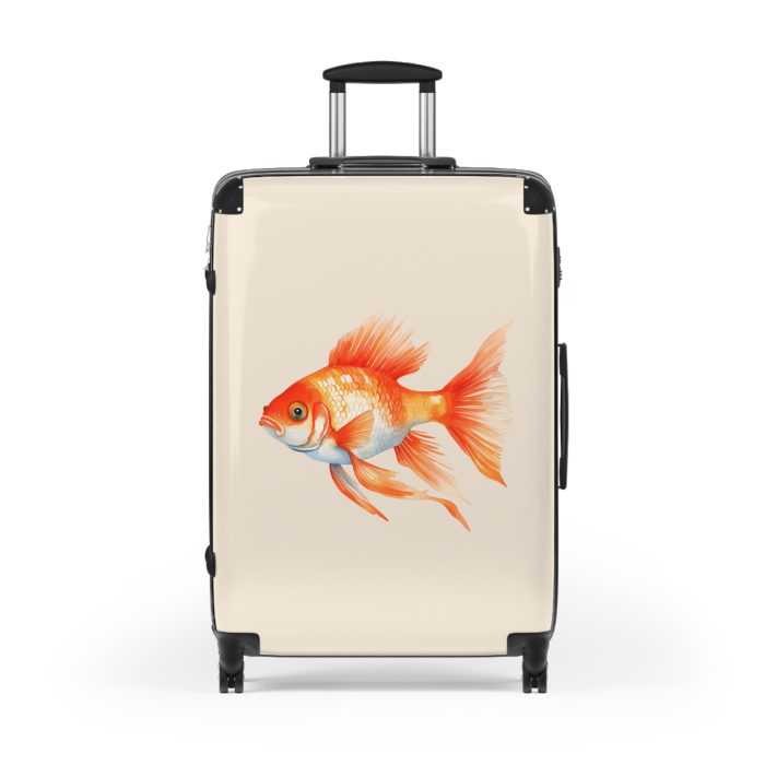 Fish Suitcase - Kids' travel luggage featuring a cheerful fish design, perfect for young explorers.