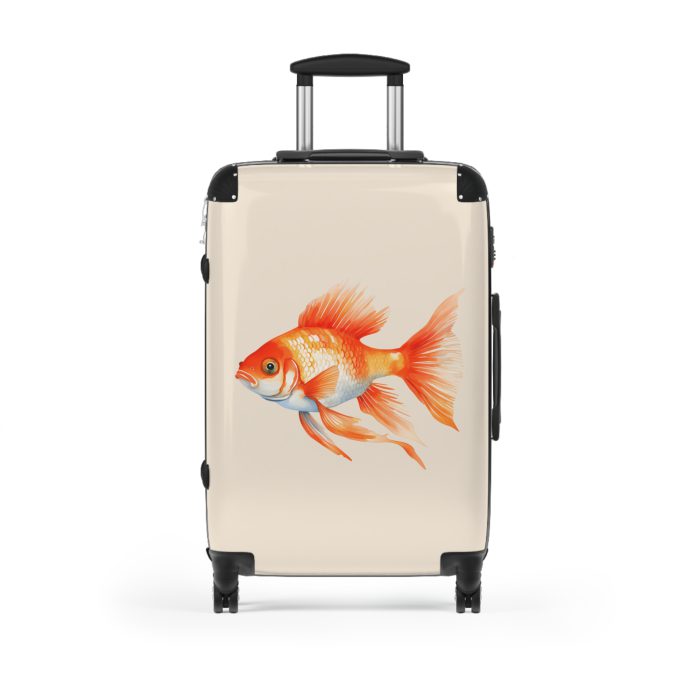 Fish Suitcase - Kids' travel luggage featuring a cheerful fish design, perfect for young explorers.