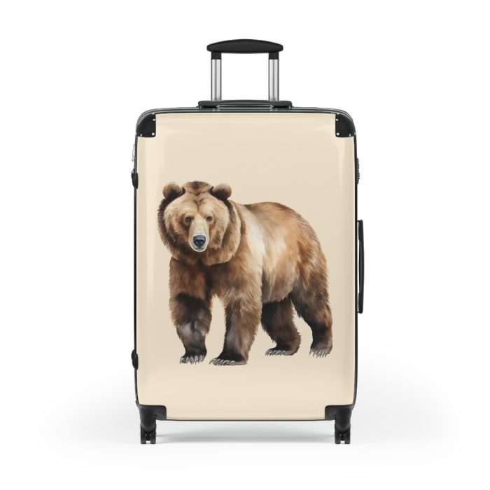 Bear Suitcase - Cute, bear-themed luggage designed for travel enthusiasts seeking a perfect blend of style and utility.